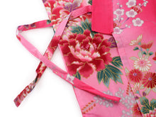 將圖片載入圖庫檢視器 Girl&#39;s Kids Jinbei Yukata Robe Kimono for Summer- Dolls in Color Gradation Pink
