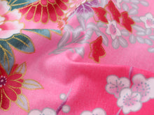 画像をギャラリービューアに読み込む, Girl&#39;s Kids Jinbei Yukata Robe Kimono for Summer- Dolls in Color Gradation Pink

