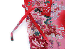 將圖片載入圖庫檢視器 Girl&#39;s Kids Jinbei Yukata Robe Kimono for Summer- Dolls in Color Gradation Red
