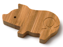 Load image into Gallery viewer, Japanese Bamboo Craft: Animal Magnet Pig
