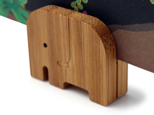 將圖片載入圖庫檢視器 Japanese Bamboo Craft: Animal Magnet  Elephant 

