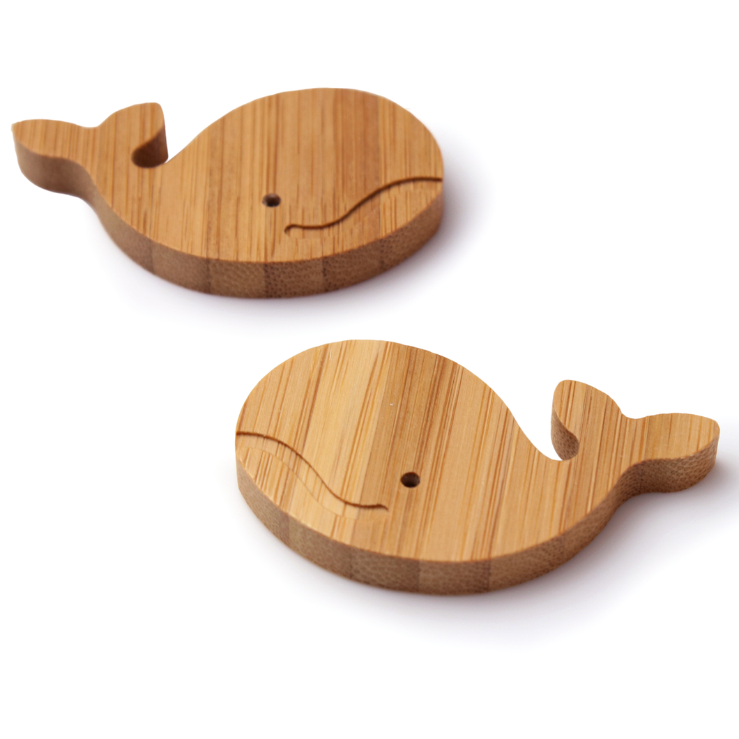Japanese Bamboo Craft: Animal Magnet Whale