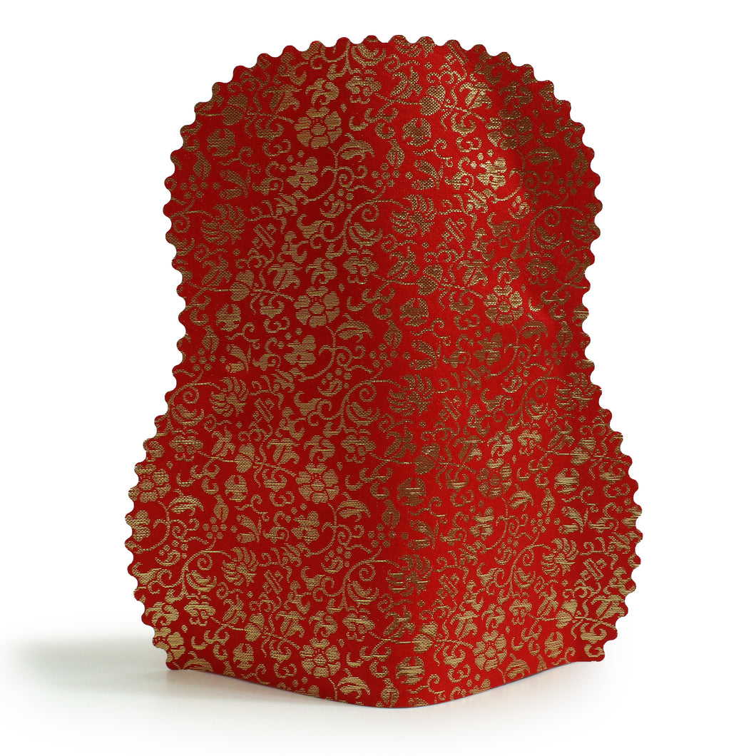 Flower Vase Cover: Small Peony with Single-layered Vine, Red