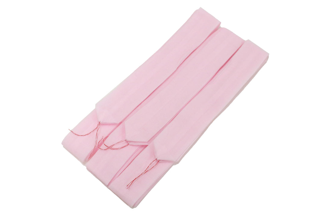 Polyester Muslin Koshihimo Cord Pink 3 pcs set  for Japanese Traditional Clothes -classic