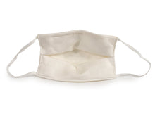 將圖片載入圖庫檢視器 Japanese Linen x Silk Summer Pleats Face Mask - Off White

