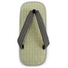 画像をギャラリービューアに読み込む, Men&#39;s Tatami setta (tatami sandals) 3L size, Inden pattern, Random Hanao (thong) pattern
