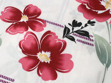 將圖片載入圖庫檢視器 Women&#39;s Cotton Yukata : Japanese Traditional Clothes - Off-White Sakura Grid Ropes
