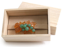 画像をギャラリービューアに読み込む, Acrylic Obidome for Japanese Traditional Kimono - Tortoise-shell Grapes
