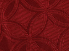 Load image into Gallery viewer, Women&#39;s Hanhaba-obi for Traditional Kimono - Unlined Shippo Deep Red
