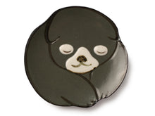 Load image into Gallery viewer, Tiny plate series &quot;Puppy&quot; - Black

