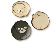 Load image into Gallery viewer, Tiny plate series &quot;Puppy&quot; - Black
