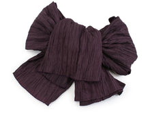 Load image into Gallery viewer, Ladies Polyester Shirring Obi Belt;Heko Obi  for Japanese Traditional Kimono/Yukata: Plain Astringent purple
