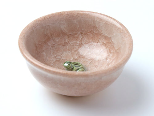 Kyoto Kiyomizu Ware Sake Cup - Pink, Frog