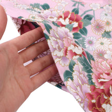 將圖片載入圖庫檢視器 Women&#39;s Happi Coat: Kimono Robe - Princess&amp;Peony Pink
