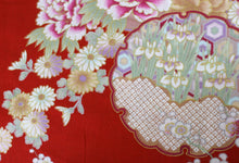 画像をギャラリービューアに読み込む, Women&#39;s Easy Yukata / Kimono Robe : Japanese Traditional Clothes - Colorful Circles Red
