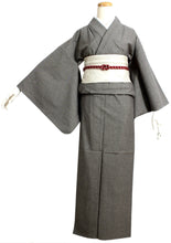 画像をギャラリービューアに読み込む, Women&#39;s Denim Unlined Kimono: Japanese Traditional Clothes - Gray Sparkles IKS COLLECTION deux
