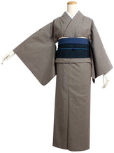 Load image into Gallery viewer, Women&#39;s Denim Unlined Kimono : Japanese Traditional Clothes- Brown Sparkles IKS COLLECTION deux

