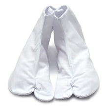 画像をギャラリービューアに読み込む, Unisex Tetron Broad Tabi Socks with 4 Kohaze Clasps for Japanese Traditional Kimono: White Durable Azuma-sugata 22.0 - 30.0cm
