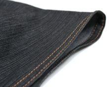 画像をギャラリービューアに読み込む, Men&#39;s Denim Unlined Kimono Stretch Black: Japanese Traditional Clothes
