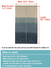 画像をギャラリービューアに読み込む, Noren Japanese Doorway Curtain Tapestry  &quot;Blue Gradation&quot;
