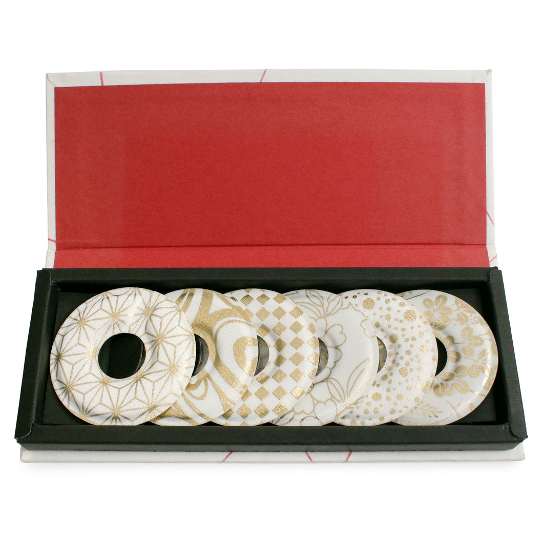 Golden Kinsai Glass Marker - 6 Set Gift Box