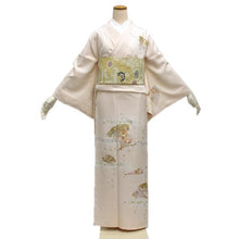 Load image into Gallery viewer, Ladies&#39; Silk Homongi Kimono: Japanese Traditional Clothes - Lined Pale Pink 155 - 165 cm
