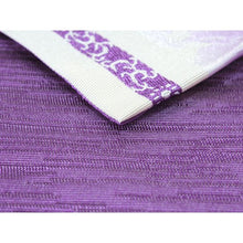 Load image into Gallery viewer, Women&#39;s Hanhaba-Obi for Japanese Traditional Kimono - Reversible Long Purple Watuu
