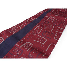 Load image into Gallery viewer, Women&#39;s Hanhaba-Obi for Japanese Traditional Kimono - Reversible Long Red Dream of Kompeito

