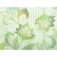 Load image into Gallery viewer, Ladies&#39; Nagoya Obi for Japanese Traditional Kimono- Bright Green Arabesque 
