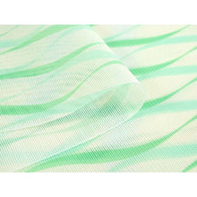 Load image into Gallery viewer, Ladies&#39; Nagoya Obi for Japanese Traditional Kimono- Cream Yellow Green Curve Lines
