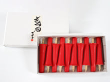 Load image into Gallery viewer, Japanese candle Ikari type Plain 2 monme 7.5cm 10 piece-set
