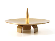 Load image into Gallery viewer, Candlestickfor Japanese Candle:  Brass Komaru  with legs
