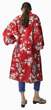 画像をギャラリービューアに読み込む, Women&#39;s Happi Coat: Kimono Robe - Lovely &quot;Maiko&quot; Red
