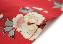 画像をギャラリービューアに読み込む, Women&#39;s Happi Coat: Kimono Robe - Lovely &quot;Maiko&quot; Red
