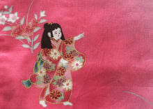 Load image into Gallery viewer, Girl&#39;s Easy Yukata / Kimono Robe : Japanese Traditional Clothes - Dolls in Color Gradation Pink
